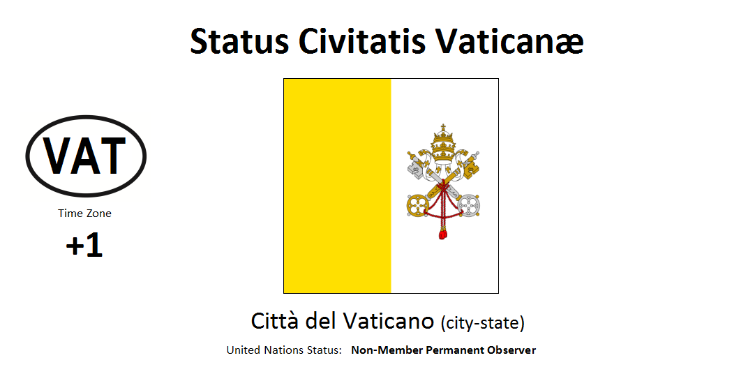 Flag 130 VAT Vatican City State